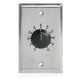 35-Watt Single Gang Stainless Steel 70.7V Commercial Attenuator - AT35 35-Watt Single Gang Stainless Steel 70.7V Commercial Attenuator - AT35